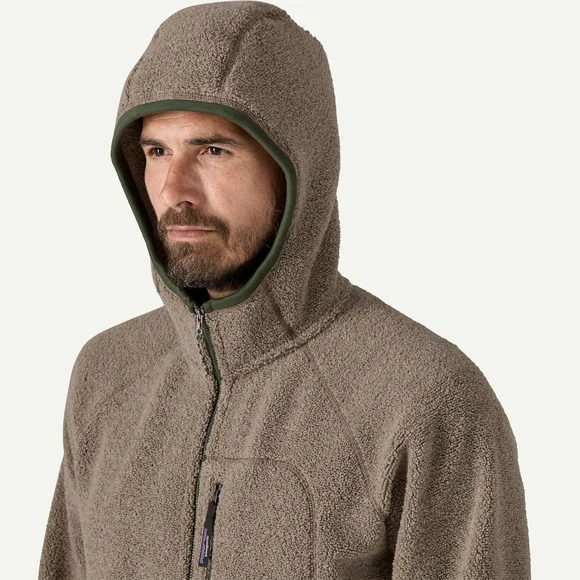Patagonia Men's Reclaimed Fleece Hoody Size Medium - Picture 5 of 14